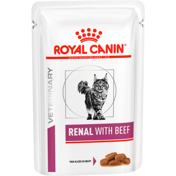 Royal Canin Renal Feline Beef Pouches (яловичина)