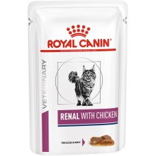 Royal Canin Renal Feline Chicken Pouches (курица)