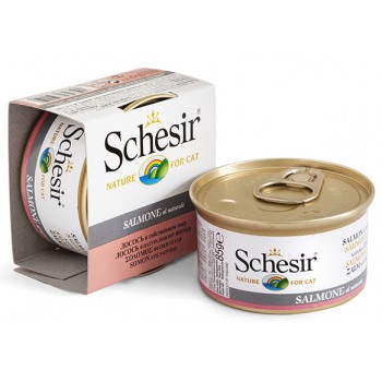 Schesir Лосось в собственном соку для кошек