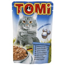 TOMi Шматочки з лососем та фореллю для кішок