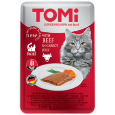 TOMi Яловичина в морквяному желі для котів