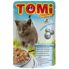 TOMi Шматочки з куркою в соусі для кошенят
