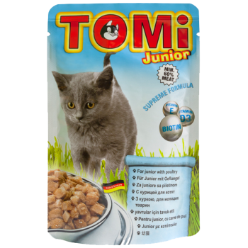 TOMi Кусочки с курицей в соусе для котят