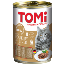 TOMi Птица и печень в соусе для кошек