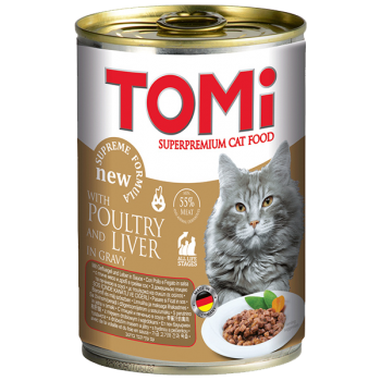 TOMi Птах і печінка в соусі для котів
