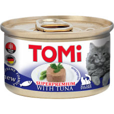 TOMi Нежный мусс с тунцом для кошек