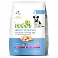 Trainer Natural Super Premium Puppy and Junior Medium (курица и индейка)