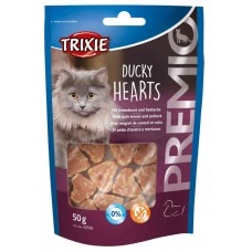 Trixie Premio сердечки с уткой и минтаем для кошек