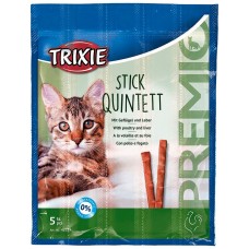 Trixie Premio Stick Quintett - лакомства для кошек, домашняя птица и печень