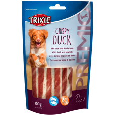 Trixie PREMIO Crispy Duck з м'ясом качки та із сиром'ятної шкіри