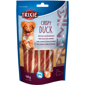 Trixie PREMIO Crispy Duck з м'ясом качки та із сиром'ятної шкіри
